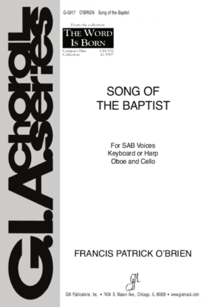 Song of the Baptist - Instrument edition