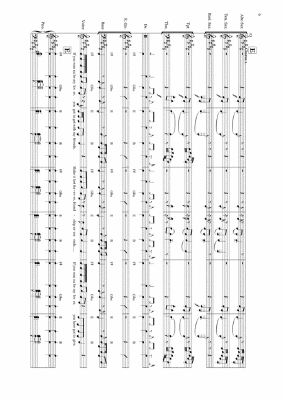 Wannabe Large Ensemble scores gallery preview page 6