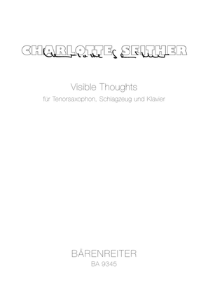 Visible thoughts for Tenor Saxophone, Percussion and Piano