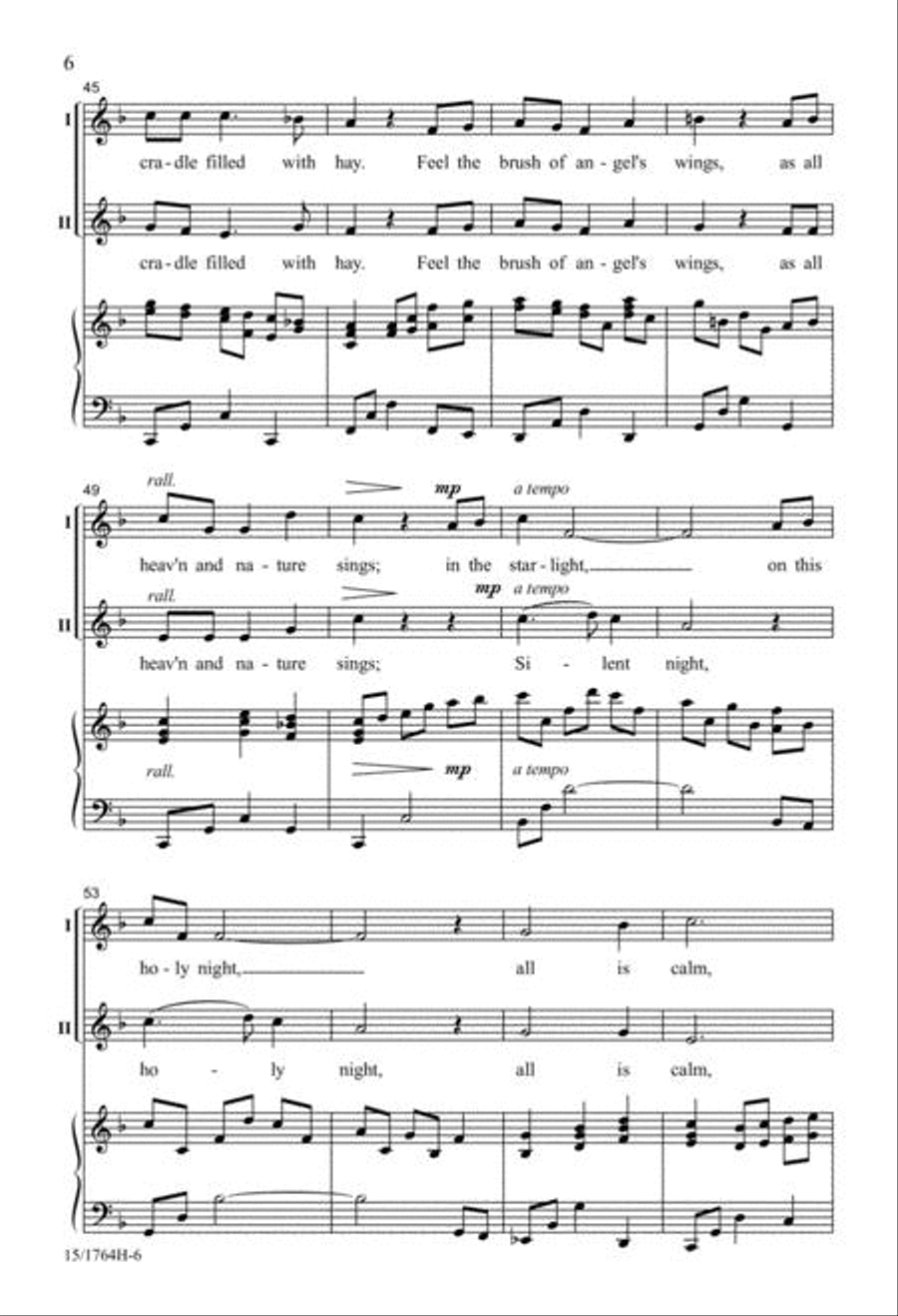 Lullaby on the Wind 2-Part scores gallery preview page 6