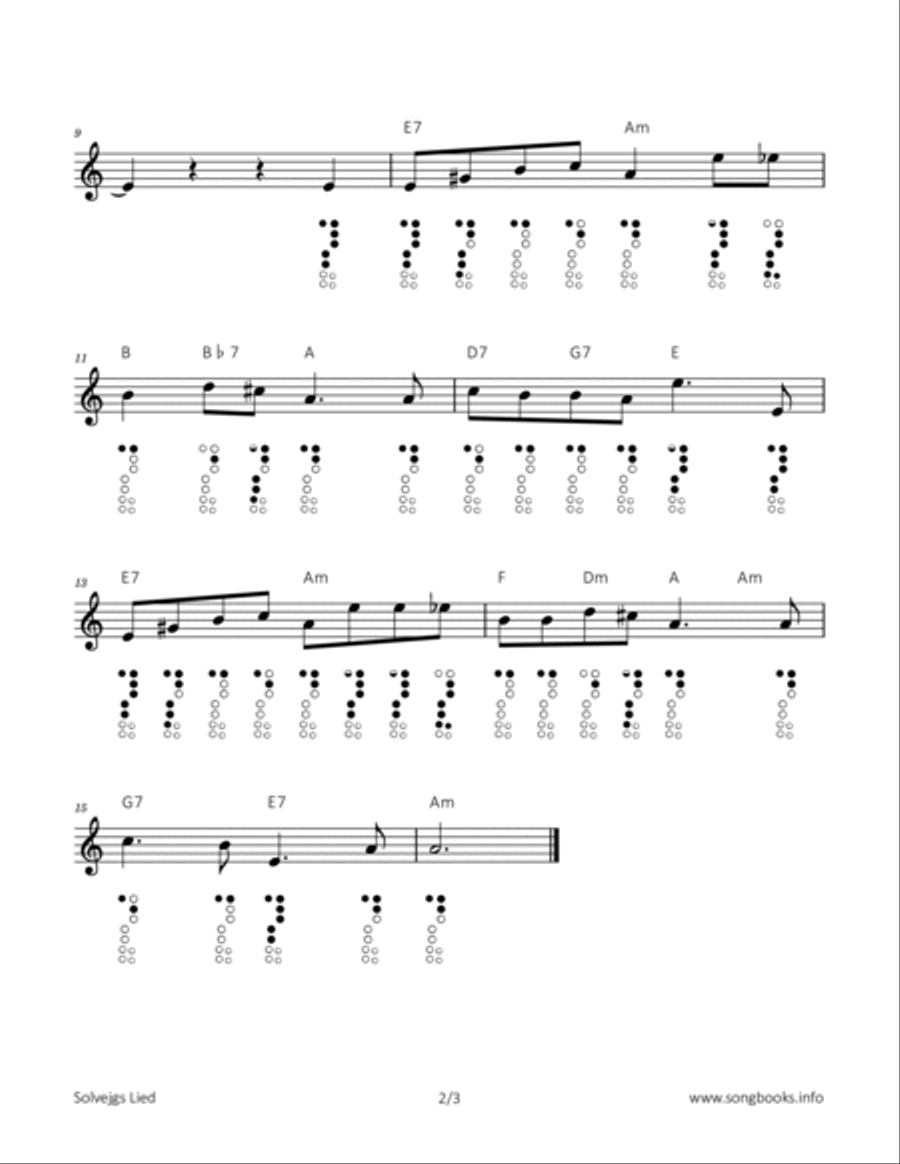 Solvejgs Lied Chamber Music scores gallery preview page 2