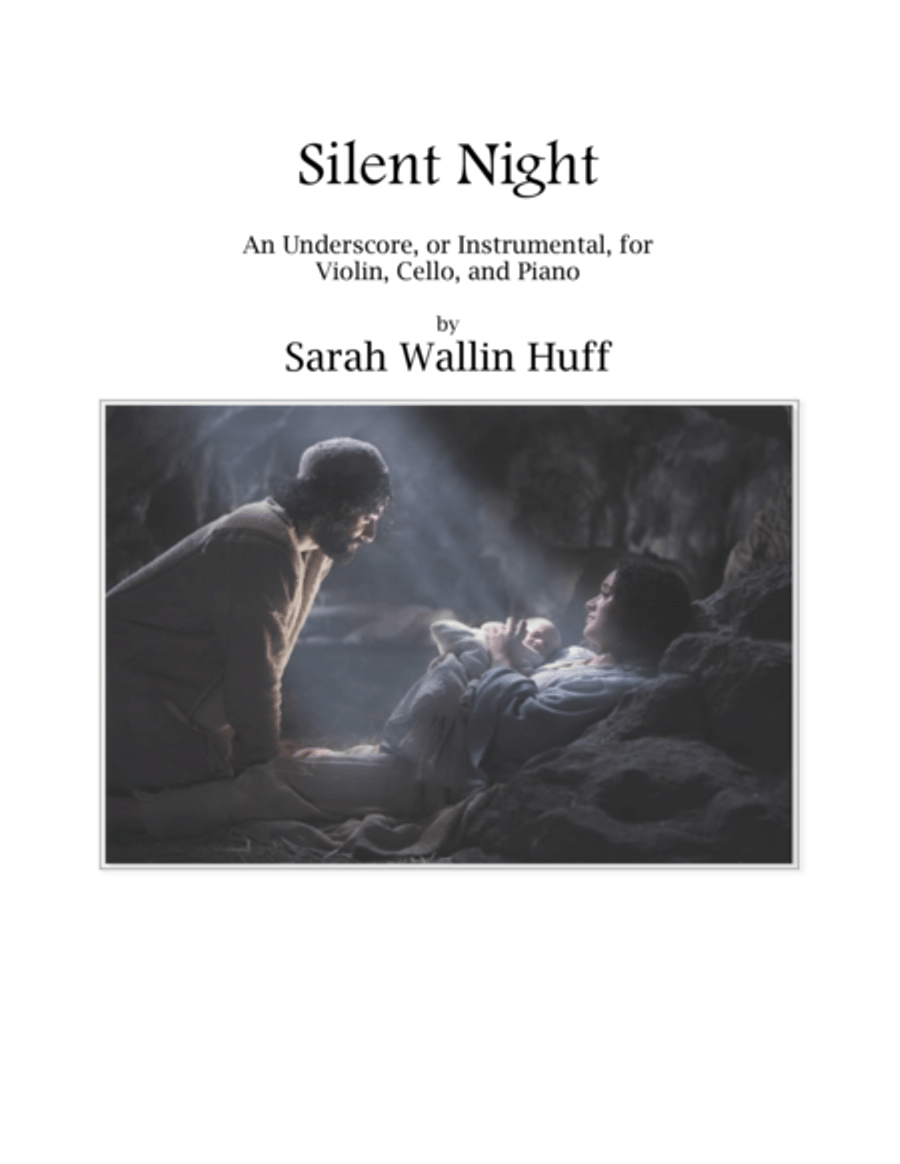 Silent Night Piano Trio scores gallery preview page 1
