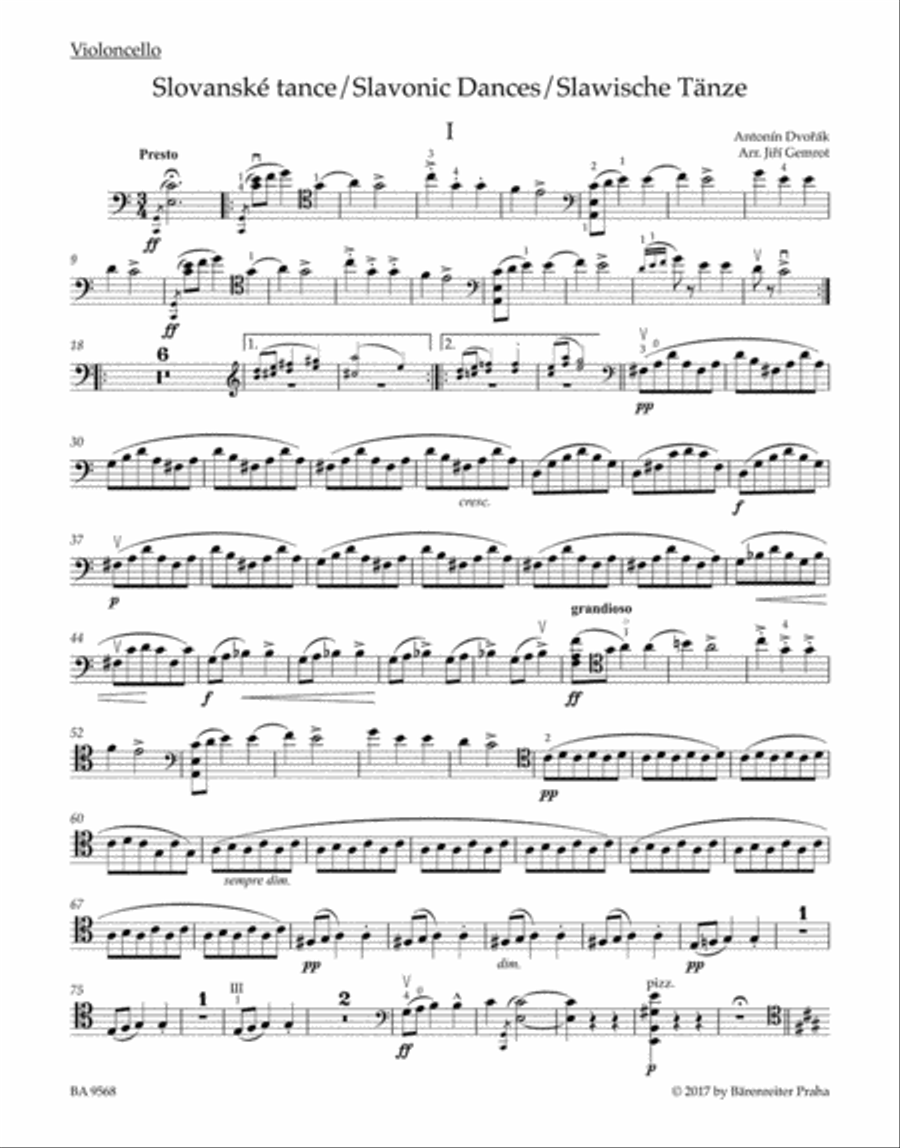 Slavonic Dances op. 46 Piano Accompaniment scores gallery preview page 3