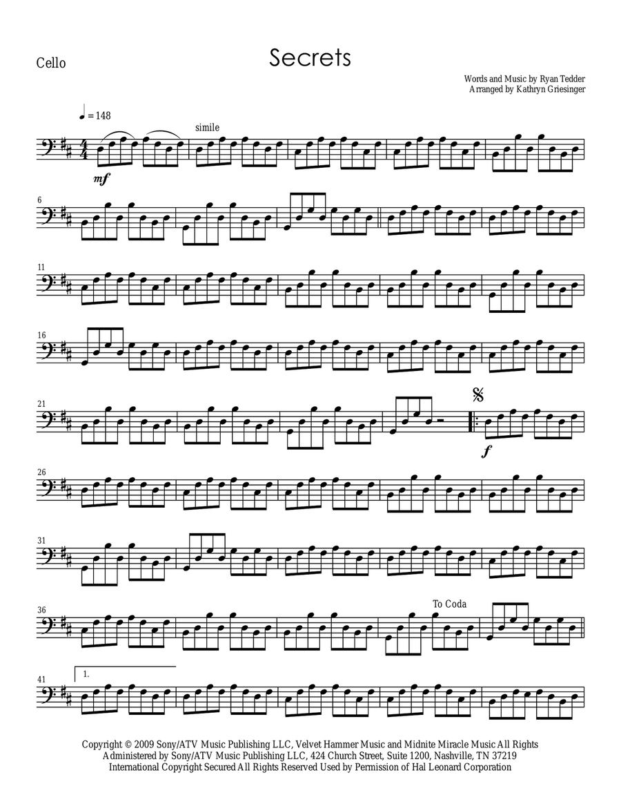 Secrets String Quartet scores gallery preview page 6