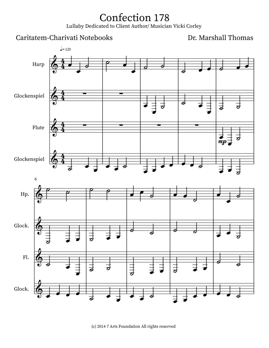 Confection 178 Confection 178 Flute scores gallery preview page 1