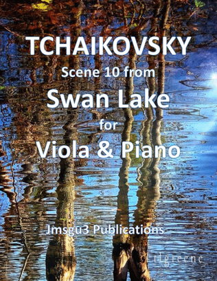 Book cover for Tchaikovsky: Scene 10 from Swan Lake for Viola & Piano