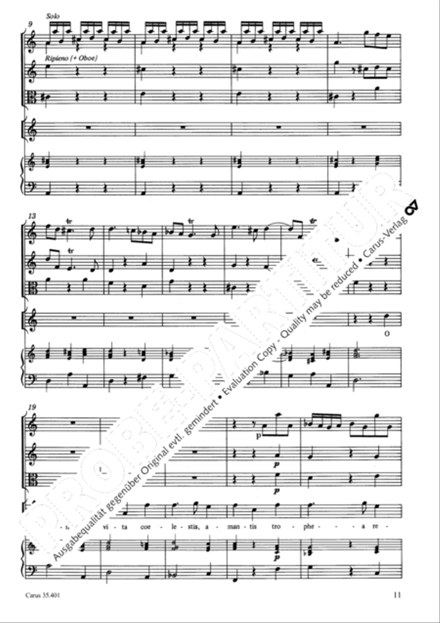Languet anima mea Soprano Voice scores gallery preview page 14