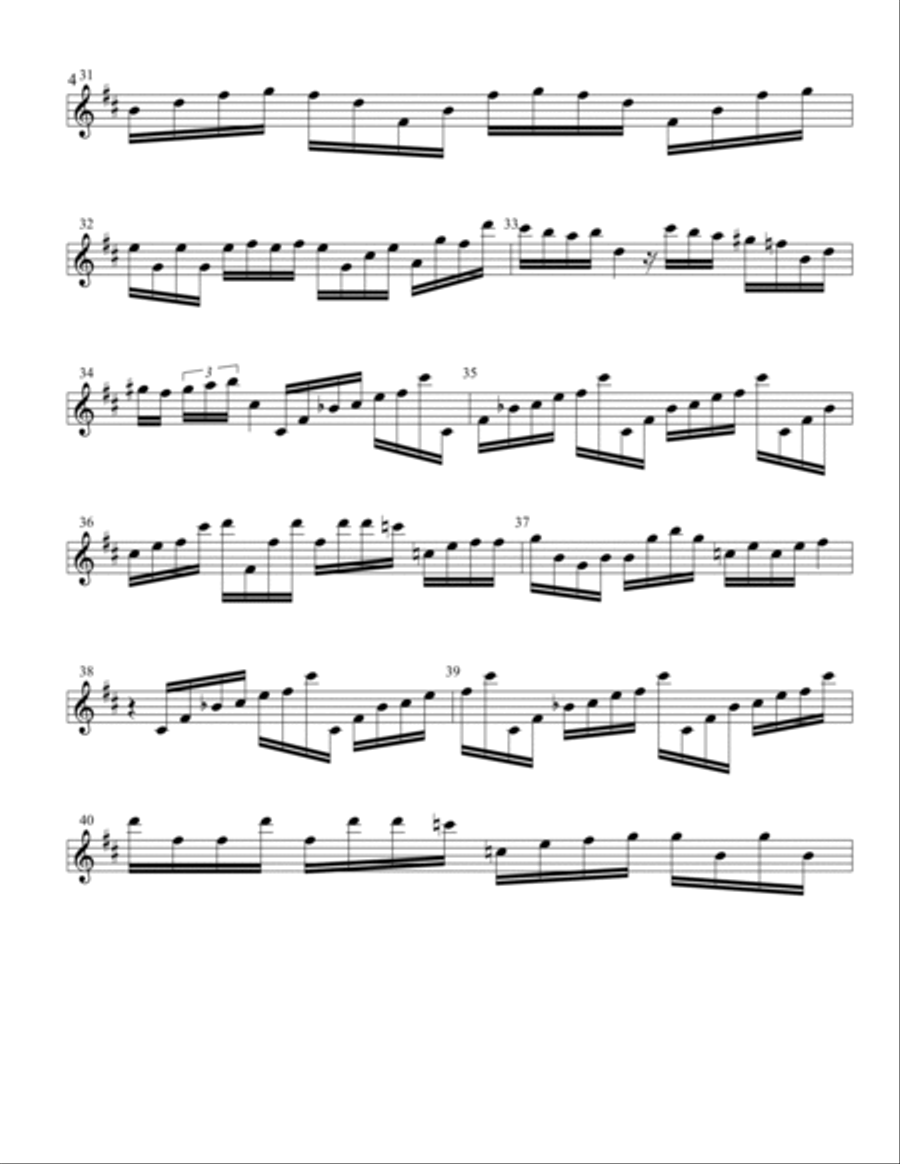Two Brothers (Flute Ballad) Flute Solo scores gallery preview page 4