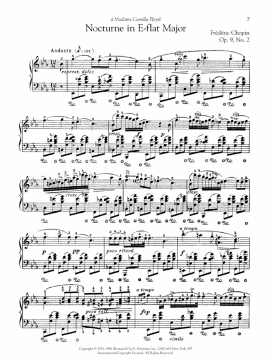 16 Nocturnes for Piano Piano Solo scores gallery preview page 4