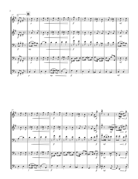 Russian Dance ("Trepak") (from "The Nutcracker Suite") (F) (Brass Quintet - 2 Trp, 2 Trb, 1 Tuba)