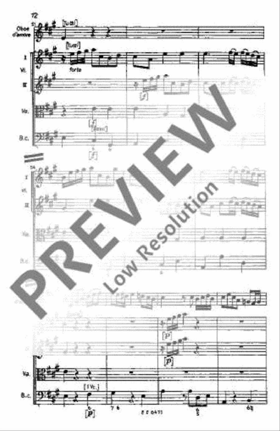 Concerto A major Piano and Keyboard scores gallery preview page 17
