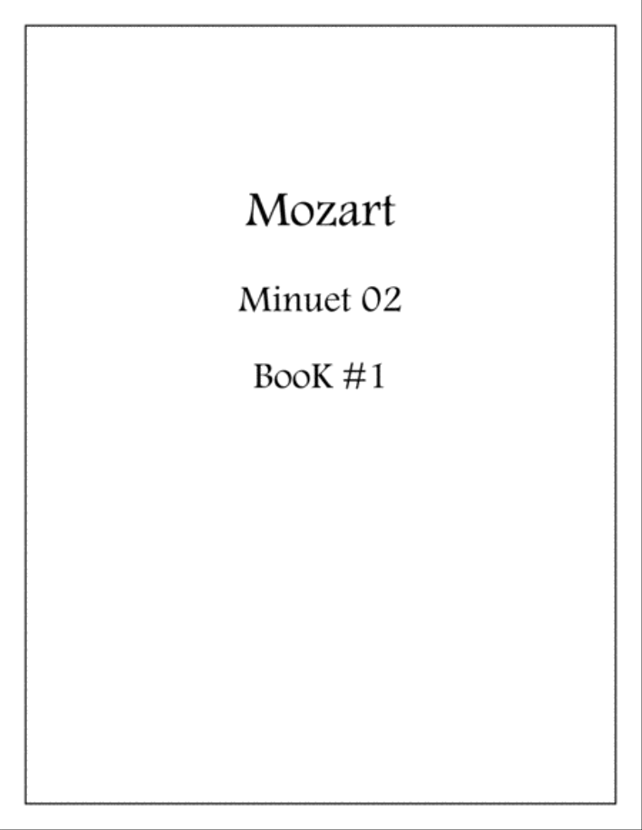 Mozart 15 Minuet for guitar Acoustic Guitar scores gallery preview page 6