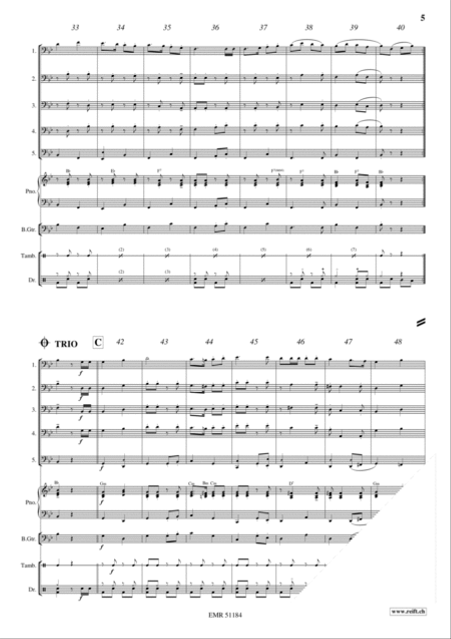 Boldrius Trombone scores gallery preview page 5