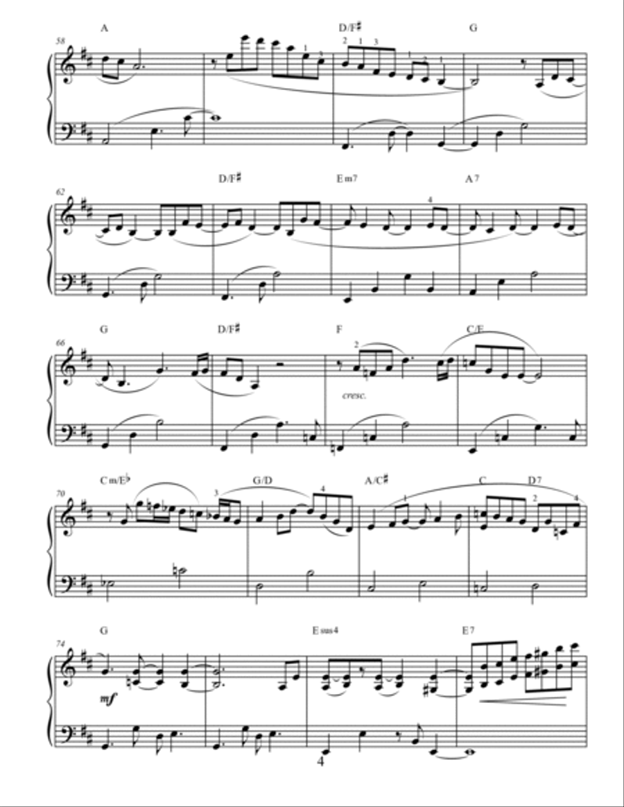 Summer's Last Song Piano Solo scores gallery preview page 5