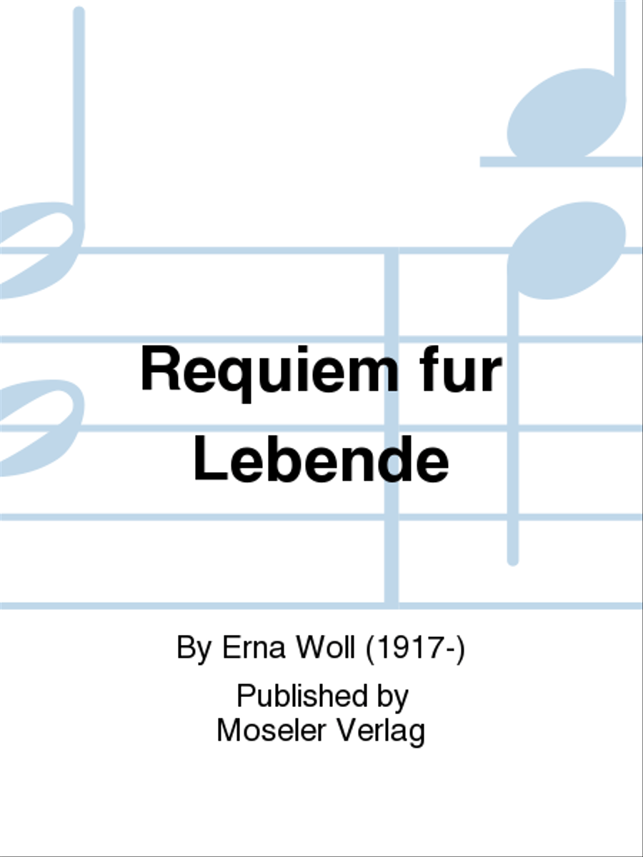 Requiem fur Lebende 4-Part scores gallery preview page 1