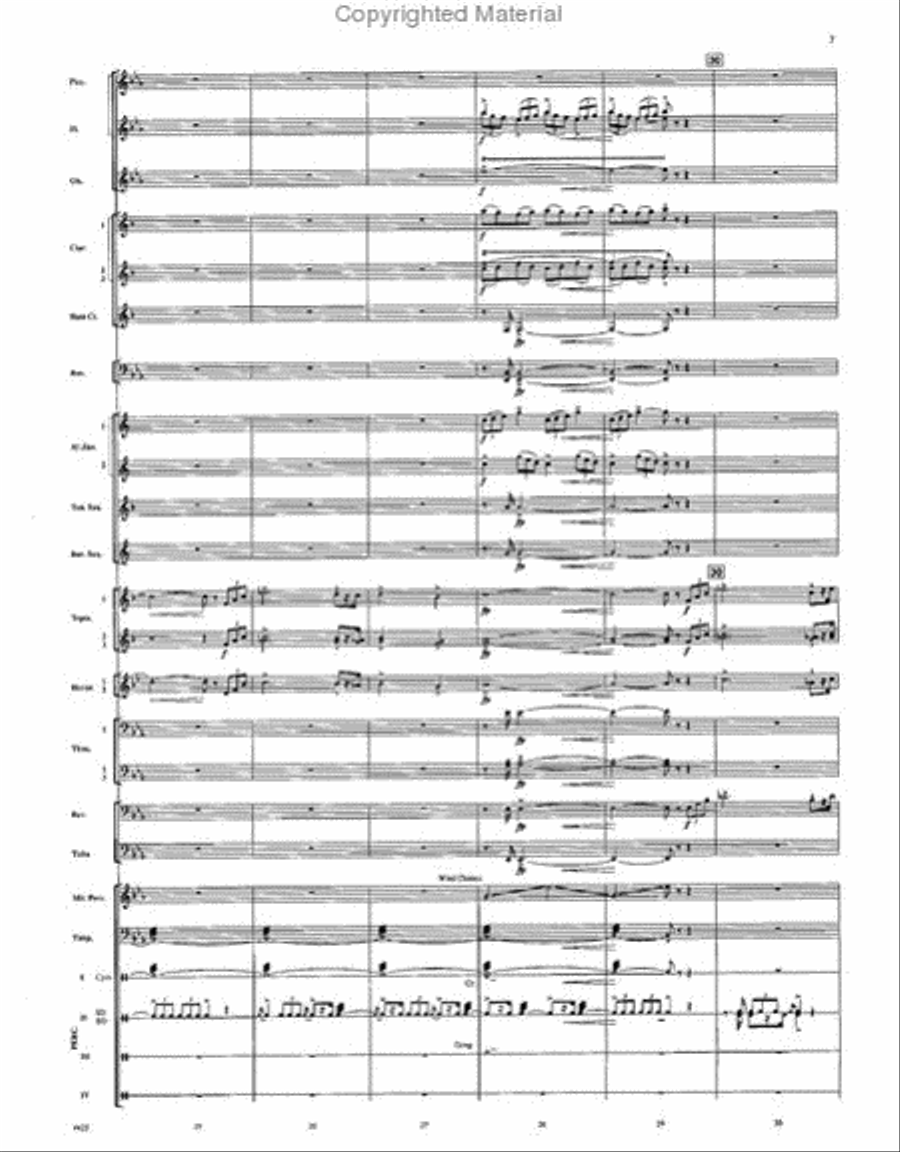 When Angels Weep Concert Band scores gallery preview page 6