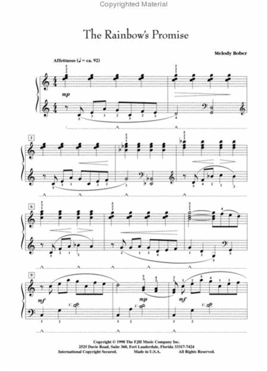 The Rainbow's Promise Piano Method scores gallery preview page 2