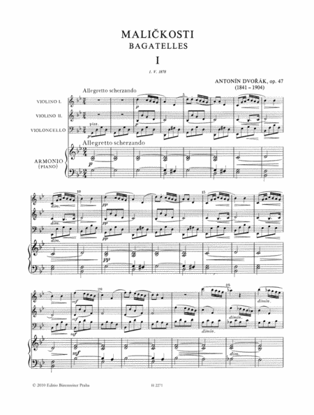 Malickosti (Bagatelles), op. 47