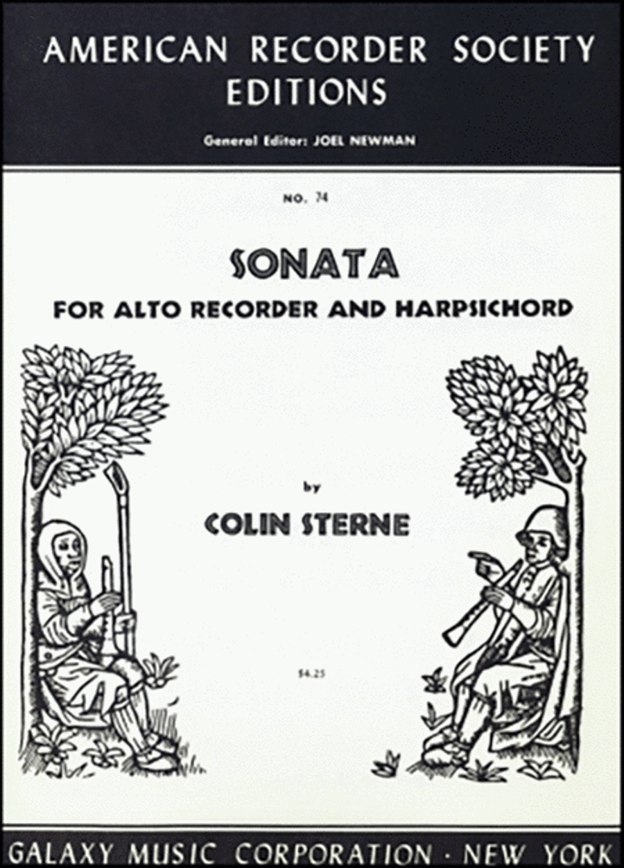 Sonata Recorder scores gallery preview page 1