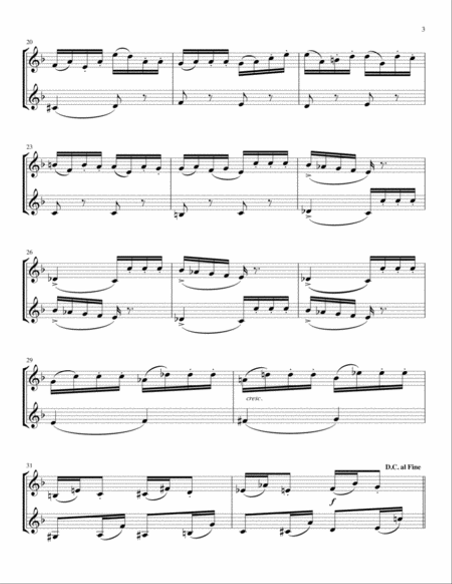 The Nutcracker Suite (complete) Trumpet Duet scores gallery preview page 3
