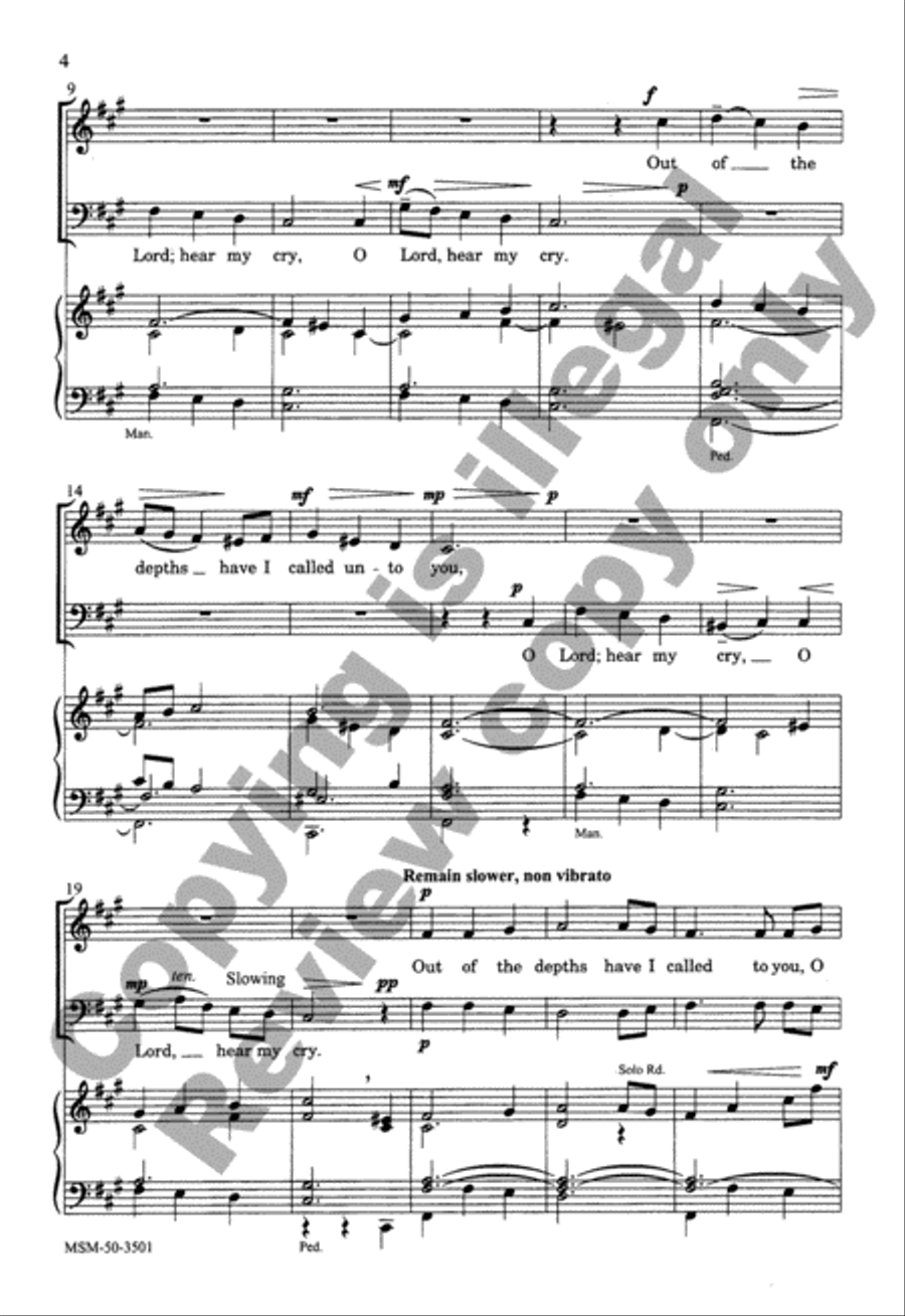 Out of the Depths 3-Part scores gallery preview page 3