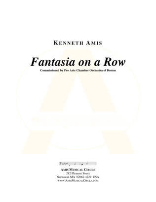 Fantasia on a Row - STUDY SCORE ONLY
