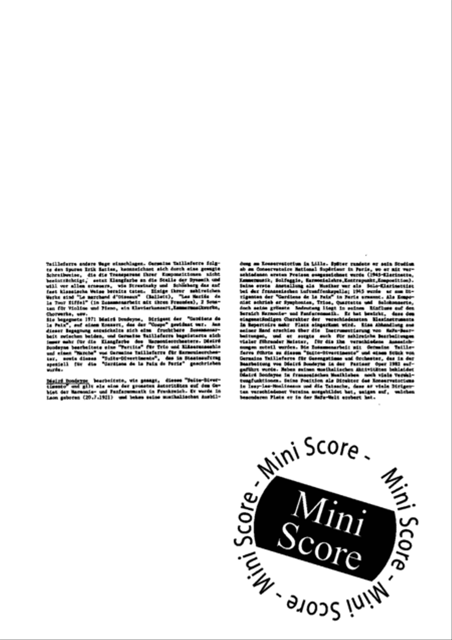 Suite Divertimento Concert Band scores gallery preview page 90