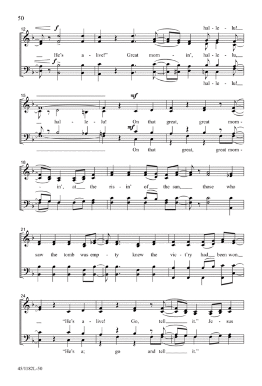All Around A Cappella 4-Part scores gallery preview page 37