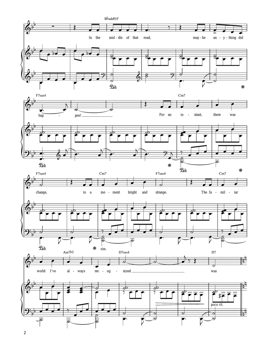 How Will I Know? Piano, Vocal, Guitar scores gallery preview page 2