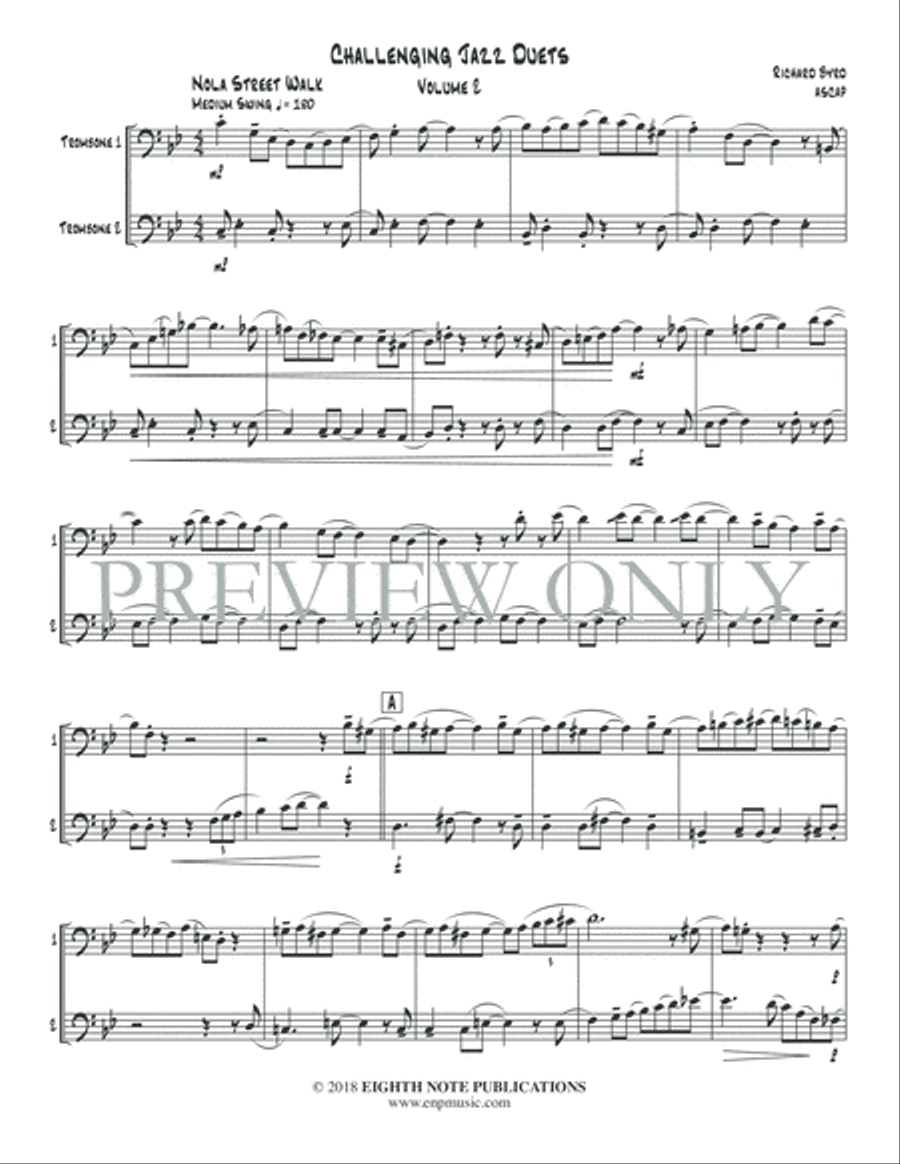 Challenging Jazz Duets, Volume 2 image number null