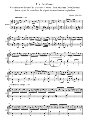 Beethoven - Variations on "Là ci darem la mano" for piano