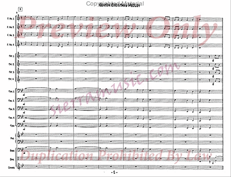 Christmas Medley Christmas Medley Jazz Ensemble scores gallery preview page 3