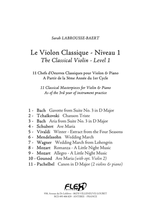 Book cover for The Classical Violin - Level 1