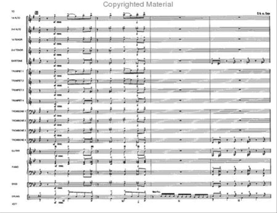 O Come, All Ye Faithful Jazz Ensemble scores gallery preview page 11