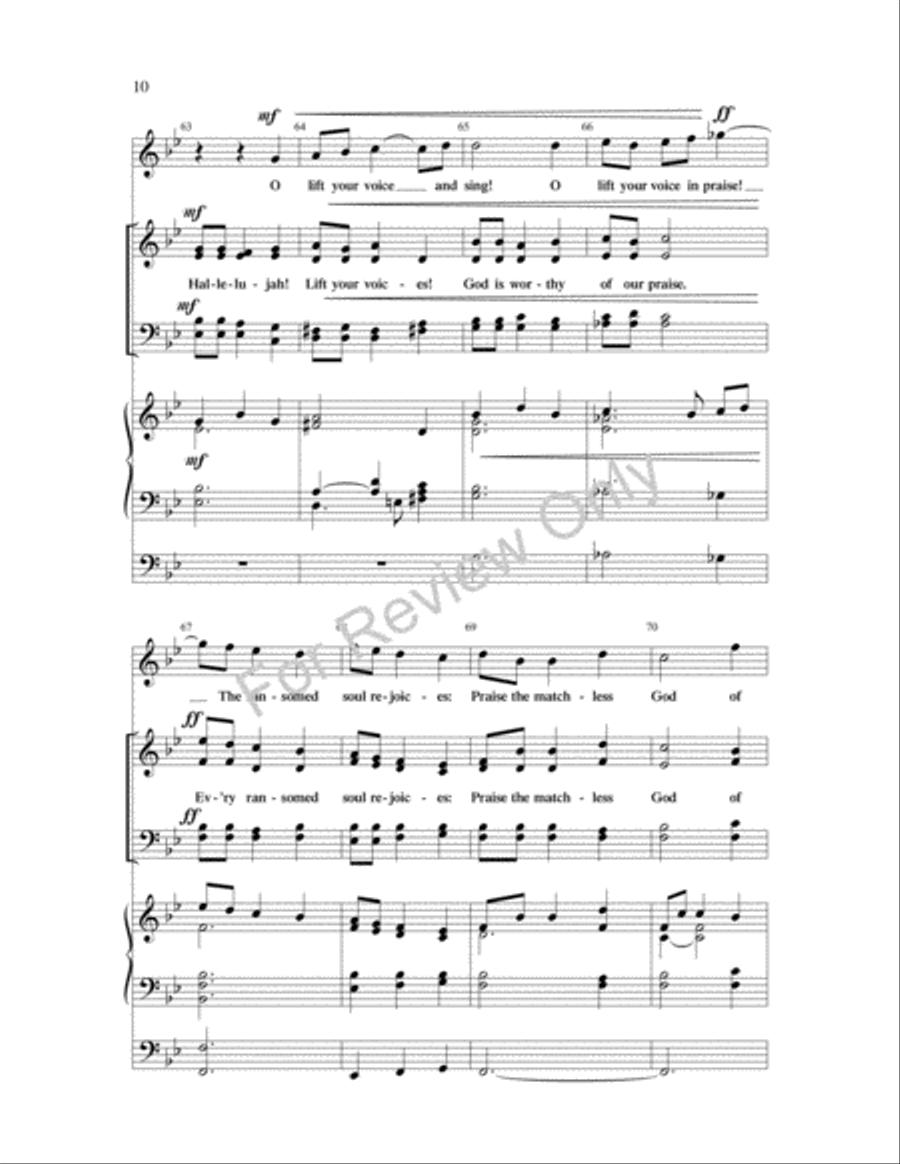 Matchless God of Grace Matchless God of Grace 4-Part scores gallery preview page 10