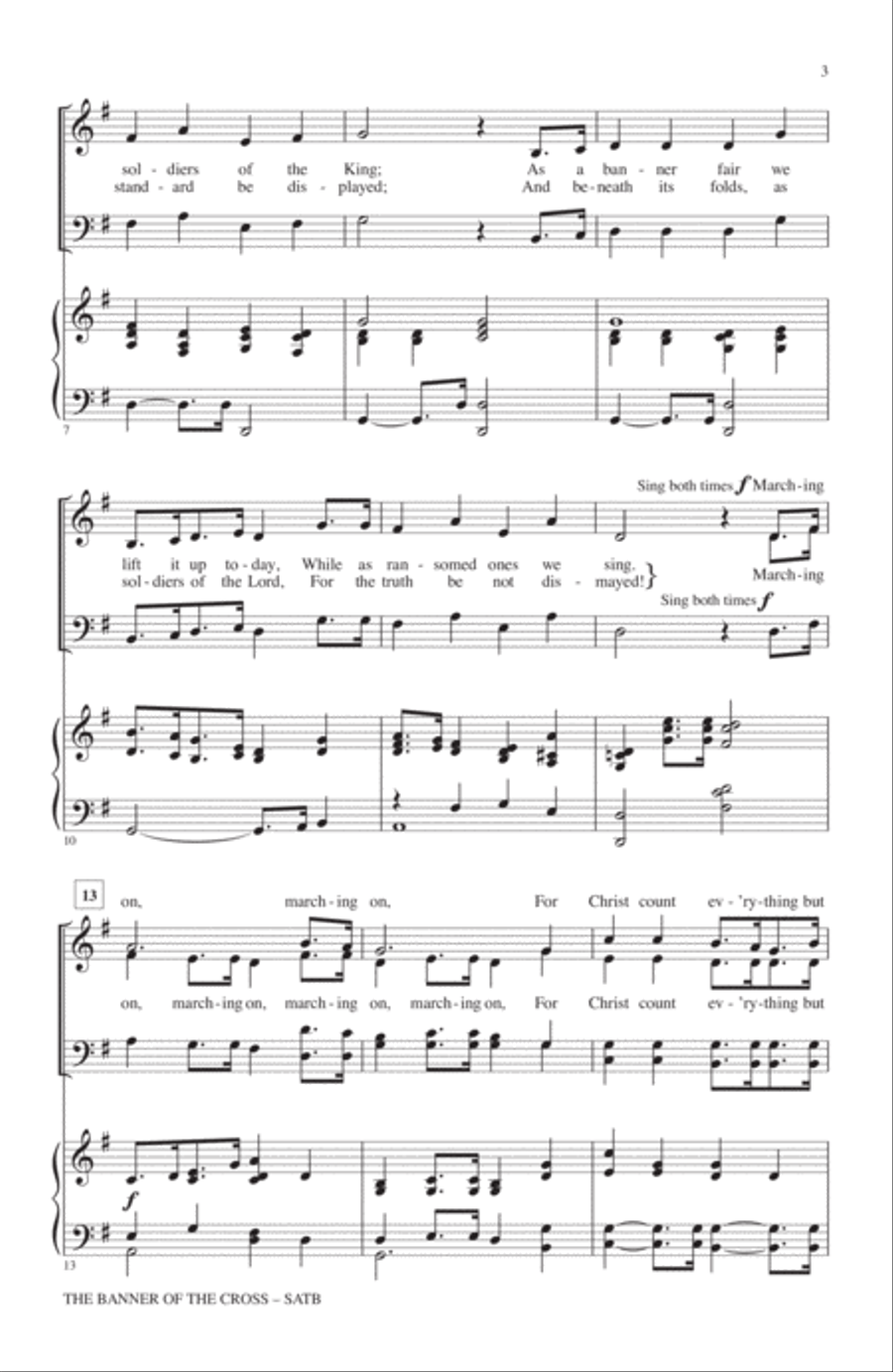 The Banner Of The Cross 4-Part scores gallery preview page 2