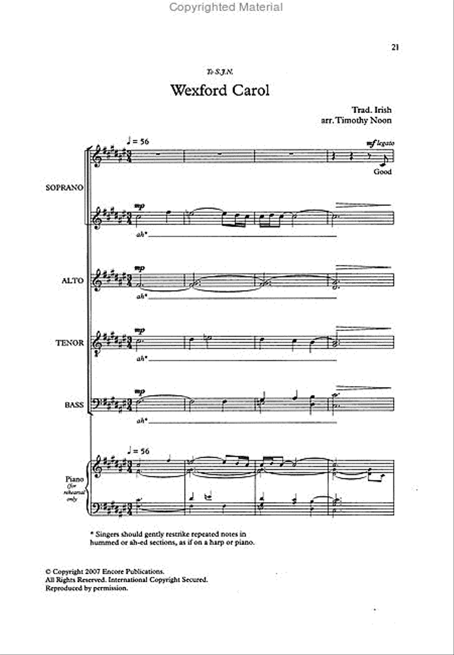 Noël! 3 4-Part scores gallery preview page 5