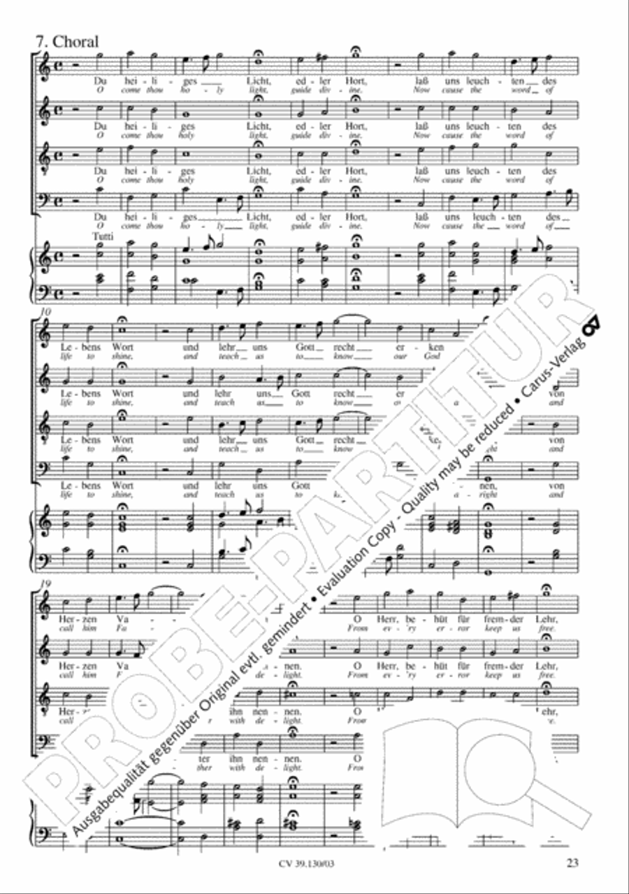 Thereby is revealed unto us the glory of God's favor (Daran ist erschienen die Liebe Gottes) 4-Part scores gallery preview page 24