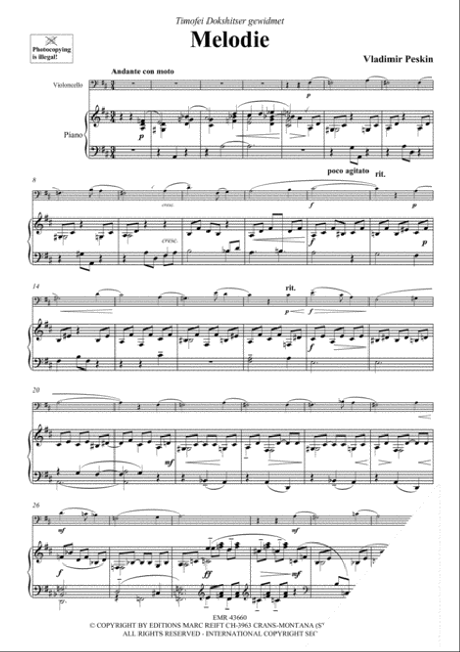 Melodie Piano Accompaniment scores gallery preview page 3