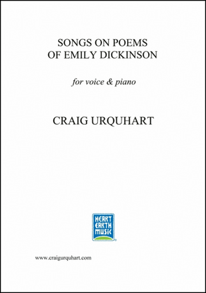 Book cover for Songs on Poems of Emily Dickinson