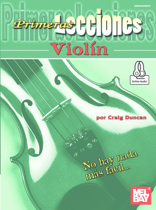 Book cover for Primeras Lecciones Violin