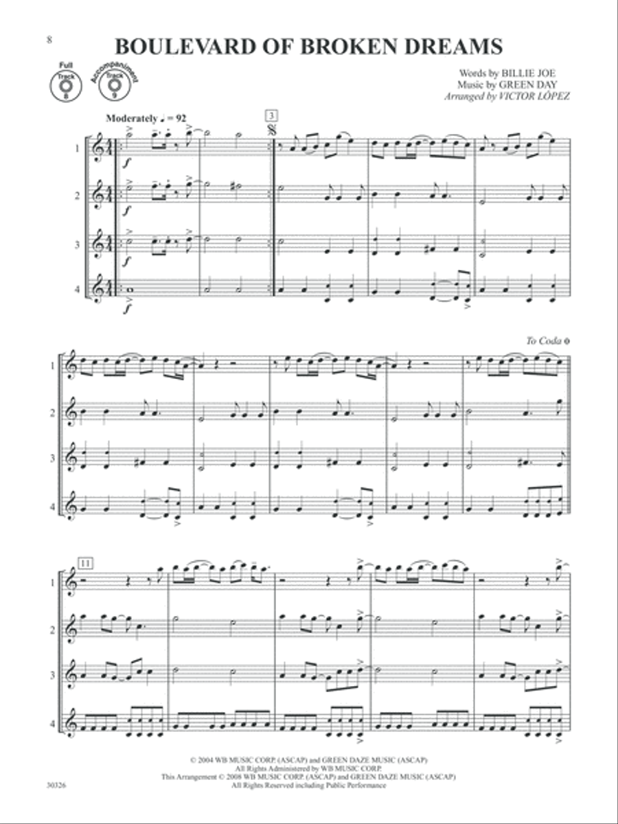 Flex-Ability More Pops -- Solo-Duet-Trio-Quartet with Optional Accompaniment Small Ensemble scores gallery preview page 3