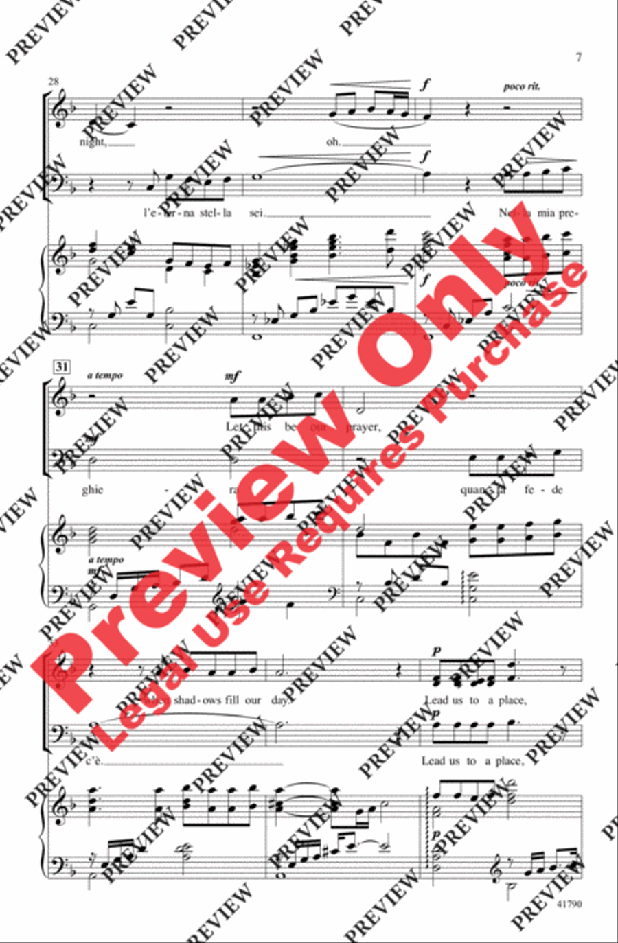 The Prayer 3-Part scores gallery preview page 7