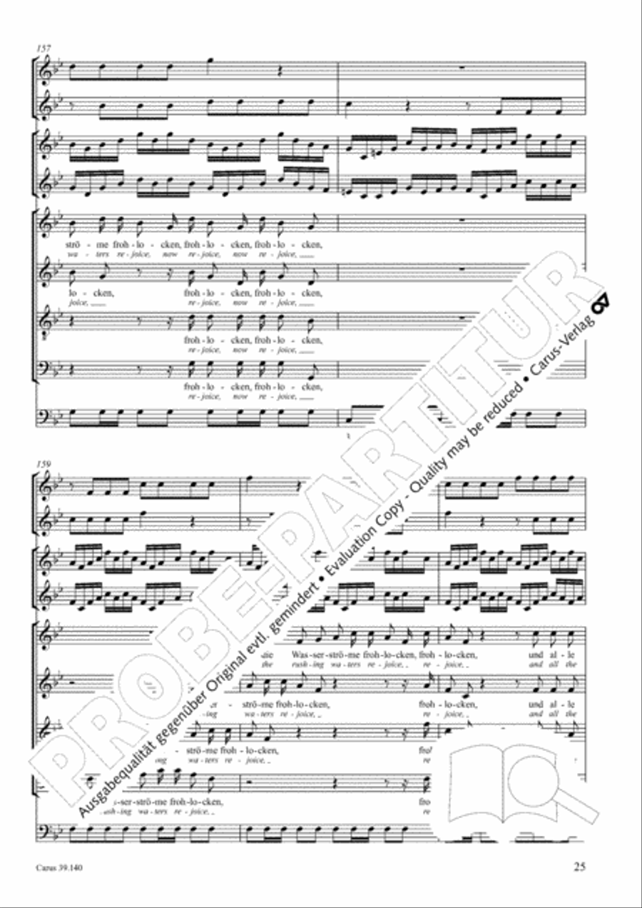 Sing to the Lord a new song (Singet dem Herrn ein neues Lied) 4-Part scores gallery preview page 26