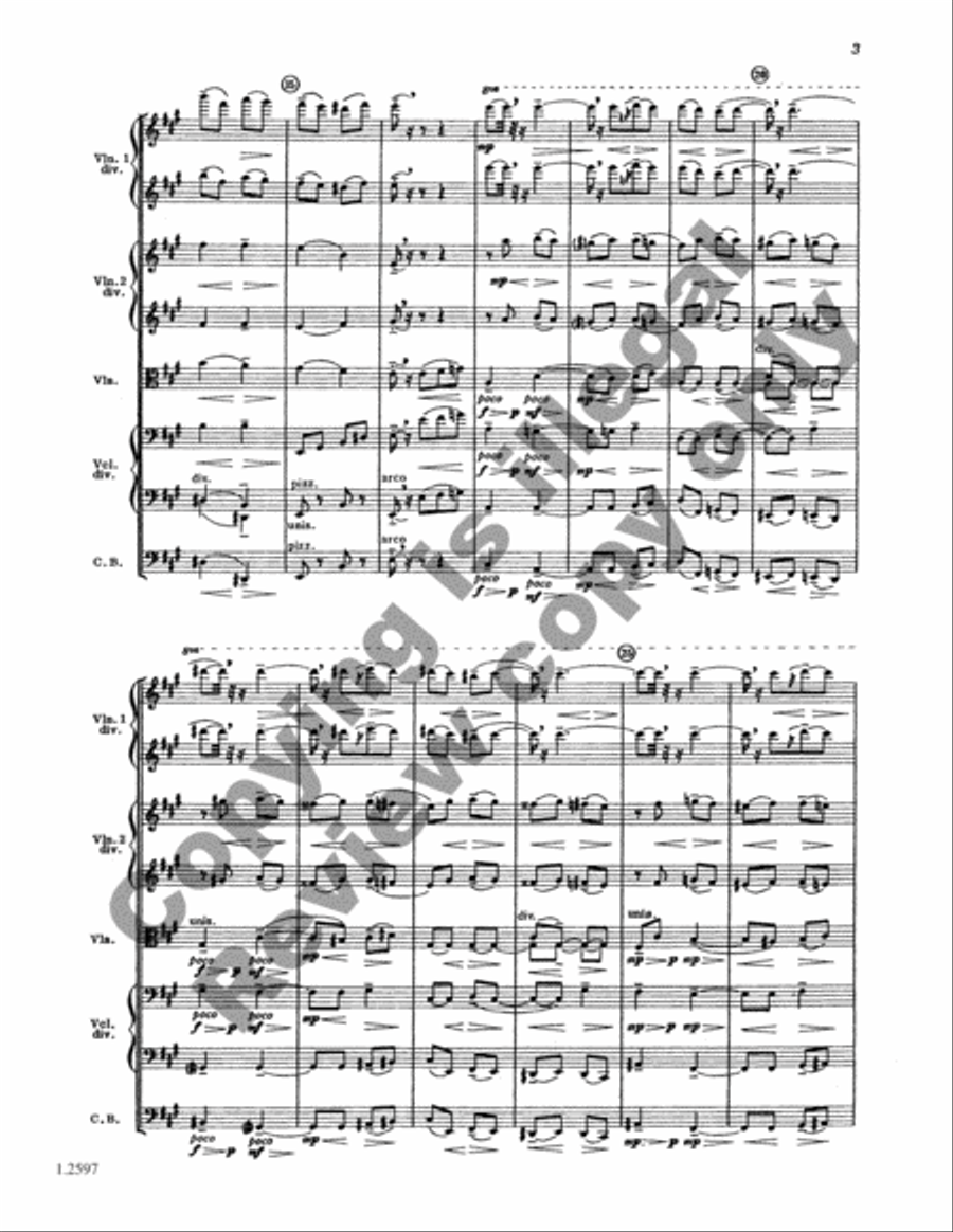 Transcendental Variations String Orchestra scores gallery preview page 4