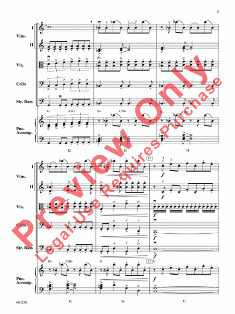 Bach to Rock String Orchestra scores gallery preview page 6
