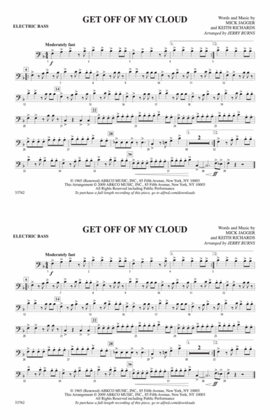 Get Off of My Cloud: Electric Bass