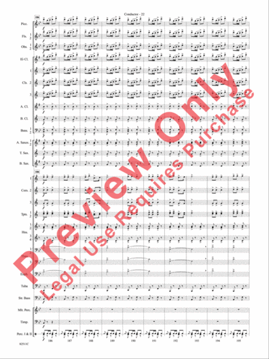 A Christmas Festival Concert Band scores gallery preview page 25