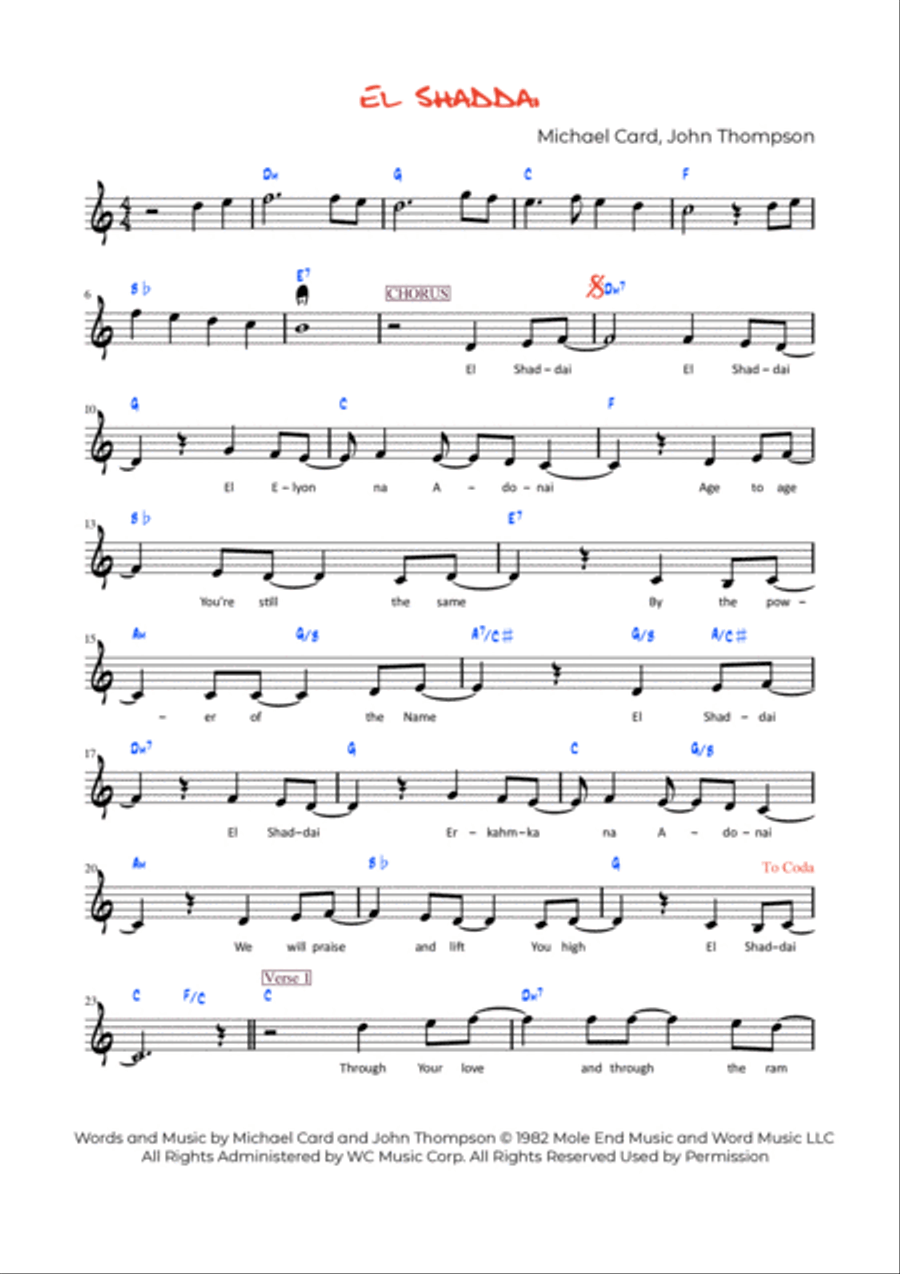 El Shaddai Piano Solo scores gallery preview page 2