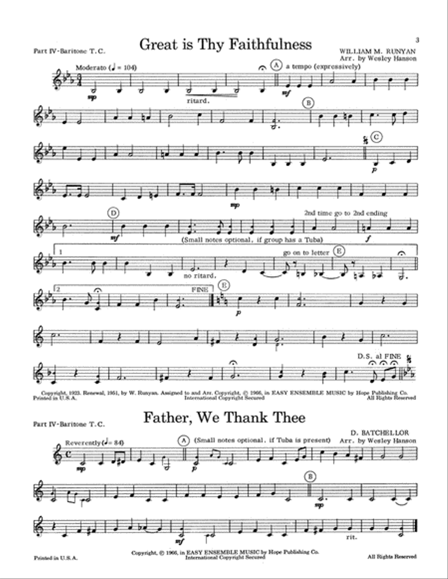 Easy Ensemble Music Part scores gallery preview page 5